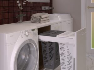 SIGE 594 – 2x30L Laundry Hamper to suit 450mm cabinet