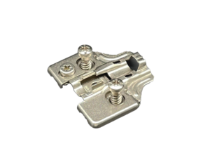 CEMUX hinge mounting plates for secure cabinet hinge attachment