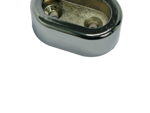 oval rail support cover chrome
