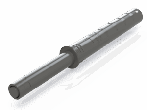X-Press push catch with buffer anthracite for corner cabinet hinge installation and smooth opening.