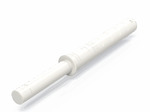 X-Press push catch with magnet white enhances performance of kitchen cabinet hinge setups.