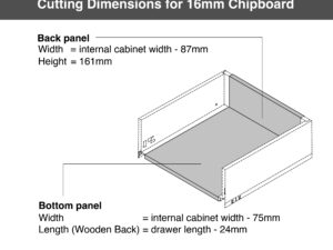 K_Cutting Dimensions for 16mm Chipboard K_Cutting Dimensions for 16mm Chipboard