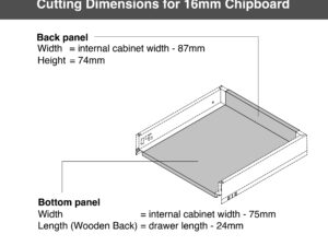 S_Cutting Dimensions for 16mm Chipboard